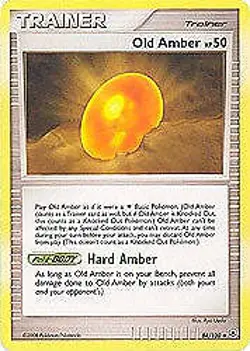 Pokemon Majestic Dawn- Old Amber Card 84/100 - Image 1