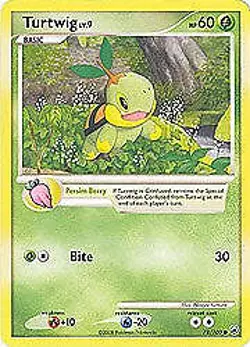Pokemon Majestic Dawn- Turtwig Card 78/100 - Image 1