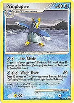 Pokemon Majestic Dawn- Prinplup Card 44/100 - Image 1