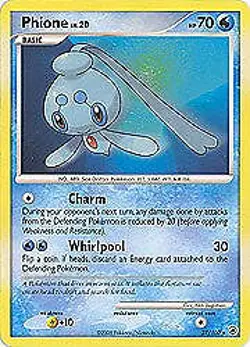 Pokemon Majestic Dawn- Phione (Rare) Card 27/100 - Image 1