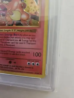 2000 POKEMON BASE 1ST EDITION - CHARIZARD HOLO PSA 10 MT CARTA CARD 05222308 - Image 3