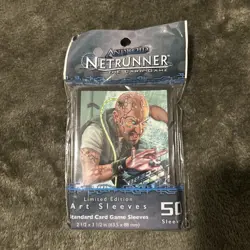 50 Android Netrunner Fantasy Flight Card Game Art Sleeves- new/sealed - Image 1