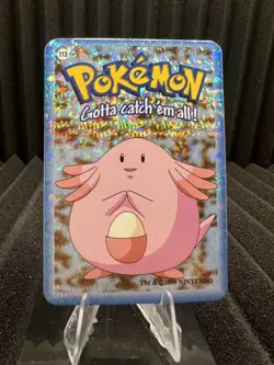 Chansey #113 - Vintage Vending Machine Prism Sticker 2000 - Pokemon Card - Image 1