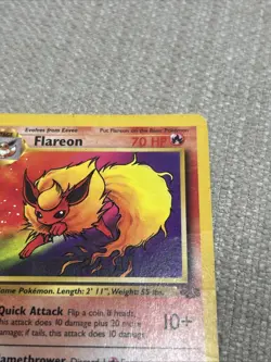Pokemon TCG Card Game Flareon 19/64 Jungle Set Non-holo - Image 3