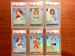 Quintessential Quintuplets- Nino, Miku, Yotsuba, Itsuki, Ichika Nakano SR PSA 10 - Image 1