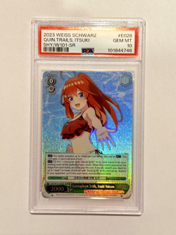 Quintessential Quintuplets- Nino, Miku, Yotsuba, Itsuki, Ichika Nakano SR PSA 10 - Image 3