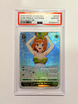Quintessential Quintuplets- Nino, Miku, Yotsuba, Itsuki, Ichika Nakano SR PSA 10 - Image 5