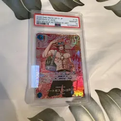 One Piece Card Game Portgas D Ace OP13 SEC Comic Parallel Red PSA10 - Image 4