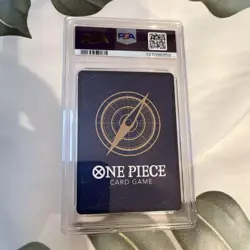 One Piece Card Game Portgas D Ace OP13 SEC Comic Parallel Red PSA10 - Image 5