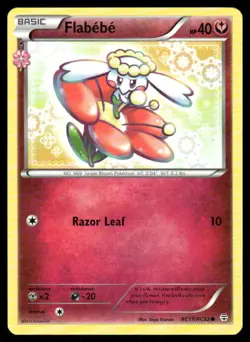 Pokemon Cards Flabebe RC17/RC32 Generations Common NM - Image 1