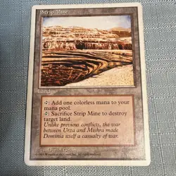 MTG 4th Edition Strip Mine Mp - Image 1