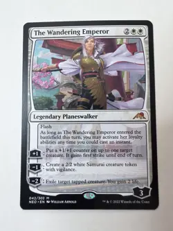 The Wandering Emperor | Kamigawa: Neon Dynasty (Regular) | #42/302 | NM - Image 1