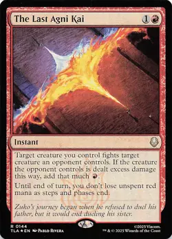 The Last Agni Kai R Avatar: The Last Airbender 144 NM Foil - Image 1