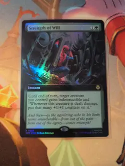 Strength of Will (Extended Art) (Foil) 0267 MTG Marvel's Spider-Man Rare SPM - Image 1