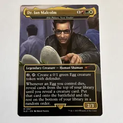 Dr. Ian Malcolm (Near Mint) - MTG Secret Lair Drop - SLD 1397 - Image 1