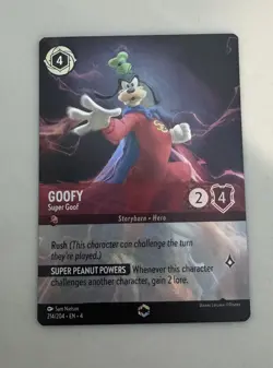 NEVER PLAYED Disney Lorcana: Goofy - Super Goof 214/204 Enchanted - Ursula’s - Image 1