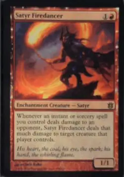 Satyr Firedancer - Born of the Gods: #108, Magic: The Gathering Nm R122 - Image 1