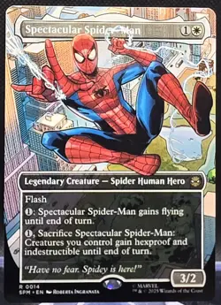 Spectacular Spider-Man #14 Marvel's Spider-Man Borderless Regular Rare - Image 1