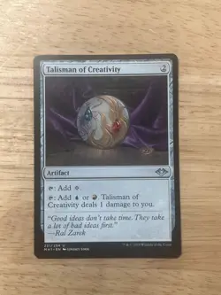 Talisman of Creativity MTG Magic: The Gathering Modern Horizons LP 231/254 - Image 1