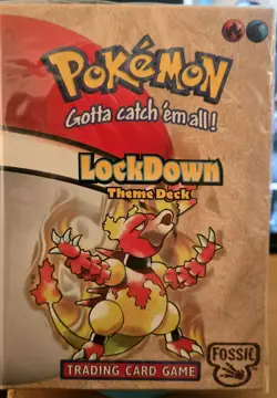 Pokemon TCG LOCKDOWN FACTORY SEALED Theme Deck Base Set 1999 WOTC - Image 1