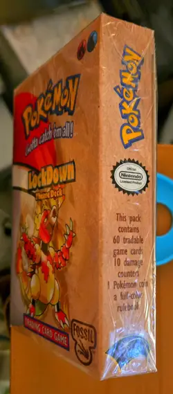 Pokemon TCG LOCKDOWN FACTORY SEALED Theme Deck Base Set 1999 WOTC - Image 4