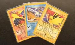 (3) Legendary Birds Vintage Pokemon TCG*LP/NM*Black Star Promo*Portuguese*#21-23 - Image 1
