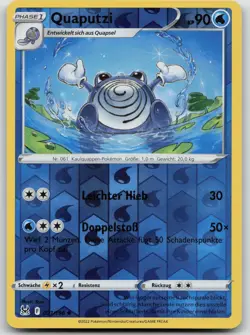 Quaputzi 031/196 Reverse Holo - Verlorener Ursprung - DE - NM - Pokemon TCG - Image 1