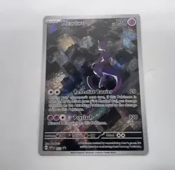 Mewtwo SVP-EN 052 Full Art 2023 Pokemon Black Star Promo 151 UPC - Image 3