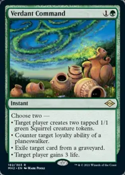 Verdant Command - Near Mint MTG Modern Horizons 2 - Image 1