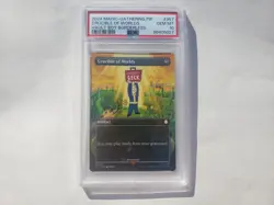 MTG Fallout Vault Boy CRUCIBLE OF WORLDS Borderless PSA 10 - Image 1