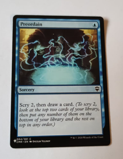 MtG Preordain (Secret Lair Drop) Common English MINT - Image 1