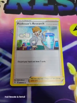 Professor's Research Cosmos Holo Rare 060/072 Shining Fates Pokemon Near Mint NM - Image 1