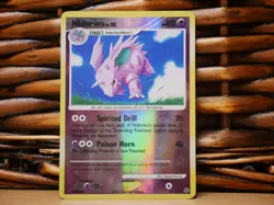 Pokemon NIDORINO 57/132 REVERSE HOLO | MP Played | Secret Wonders | 2007 - Image 1