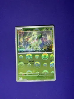 Cottonee 004/086 POKE BALL Reverse Holo Pokemon White Flare NM - Image 1