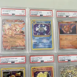 PSA Graded Pokemon Lot 15 Cards PSA 9s 8s ex Holos Full Arts PSA 5 Gyarados - Image 3