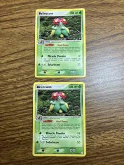Pokemon TCG Bellossom EX Hidden Legends 16/101 Regular Rare x2 - Image 1