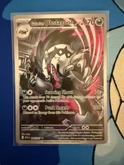 Pokemon Galarian Obstagoon 245/217 Ascended heroes Rare Holo English - Image 1