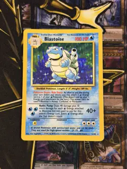 Pokemon TCG Base Set Blastoise Holo - Image 1