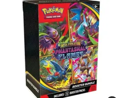 Pokemon Mega Evolution Phantasmal Flames LOT OF 2 Booster Bundle PRESALE - Image 1