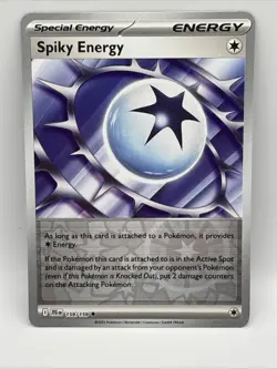 Spiky Energy - 159/159 - Reverse Holo SV09: Journey Together Pokemon - Image 1