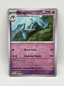 Metagross 063/159 Rare Journey Together Pokemon Reverse Holo - Image 1