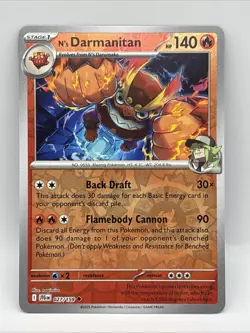 Pokemon TCG: Journey Together - Reverse Holo - 027/159 - N's Darmanitan - Image 1