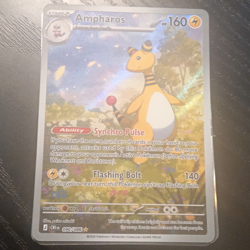 Ampharos 090/086 Crown Zenith Holo Rare Stage 2 160 HP English 2025 - Image 1