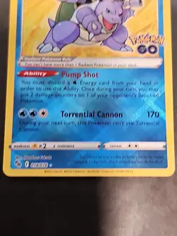 Radiant Blastoise 018/078 Pokemon GO Holo - Image 3