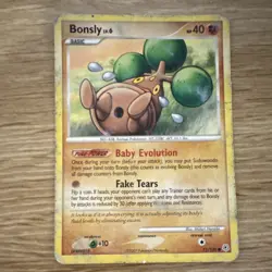 Pokemon TCG Bonsly Diamond & Pearl 71/130 40 HP Common Basic English - Image 1