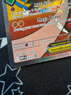Mega Lucario EX MEP 033 Black Star Promo Pokemon TCG Ascended Heroes - Image 2