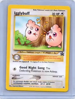 Igglybuff 36 Promo Wizards Black Star Promos Pokemon Moderately Played - Image 1