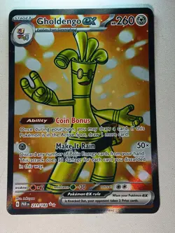 Gholdengo ex 231/182 Ultra Rare Paradox Rift Pokemon Near Mint - Image 1