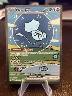 Pokemon Mew ex 232/091 Paldean Fates Near Mint (NM) Holo Bubble Mew - Image 3