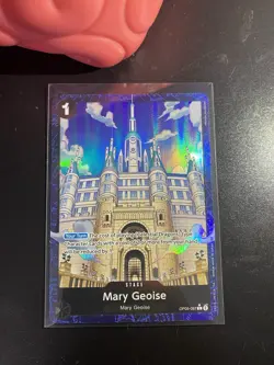 One Piece CCG Mary Geoise OP05-097 Common | Alternate Art | Foil | Full Art | NM - Image 1